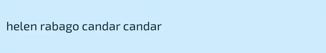 helen rabago candar candar